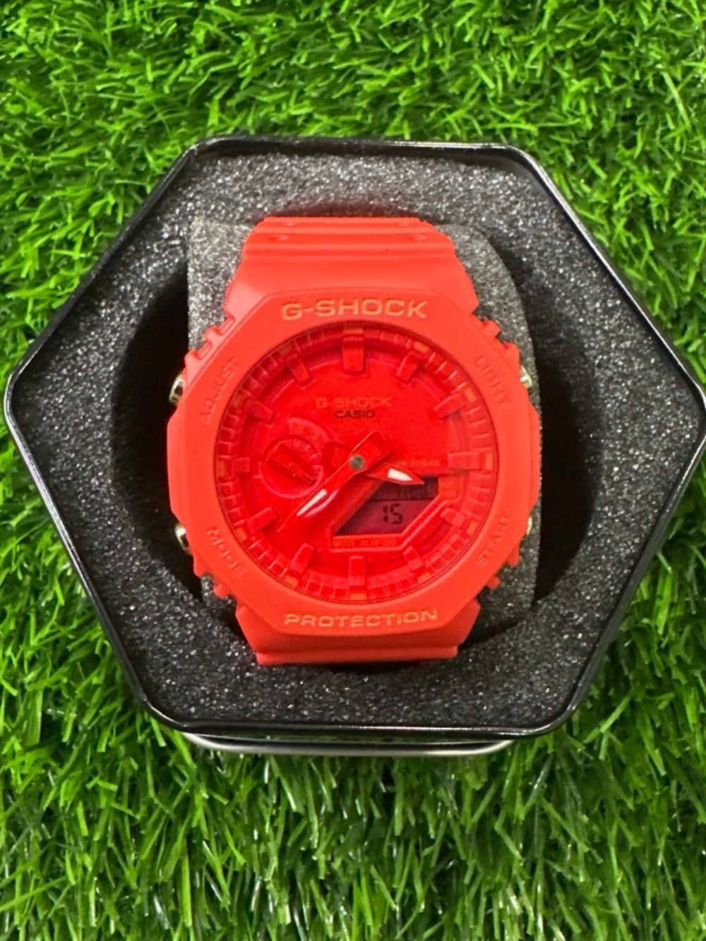 Red Silicone Watch Strap for Men